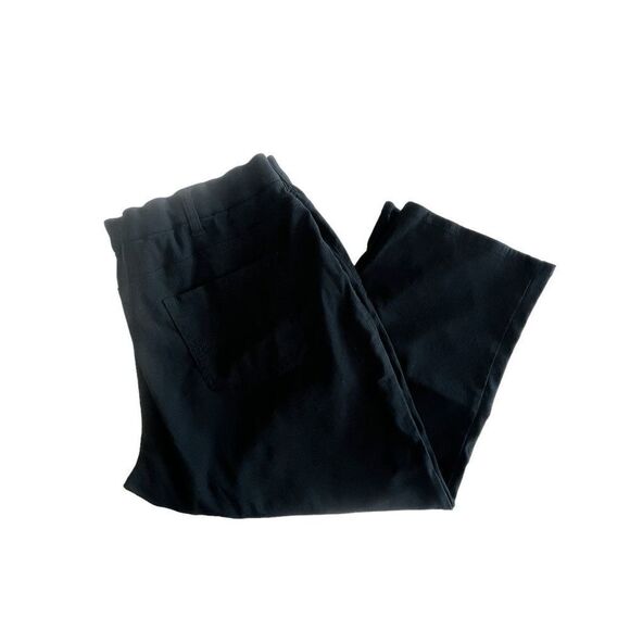Point Zero Mens Pants Cropped Stretch Waist Black Size 48 x 32 - Picture 3 of 9